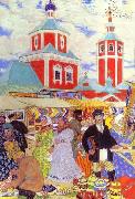 Boris Kustodiev Fair oil